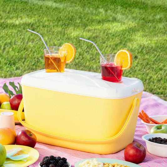 Die robuste Vintage-Kühlbox Lilty - InnovaGoods 15 L
