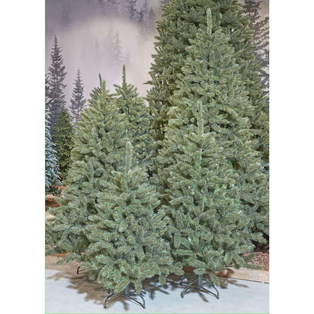 Forest Frosted Künstlicher Weihnachtsbaum – H260 x Ø168 cm – grün