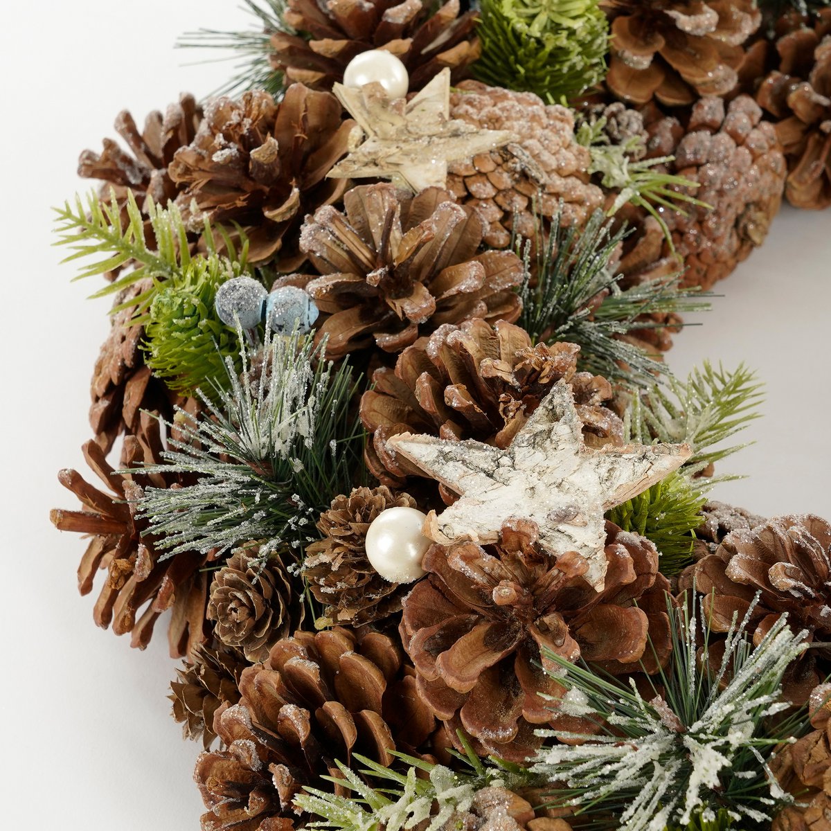 Weihnachtskranz - Ø50 cm - Braun