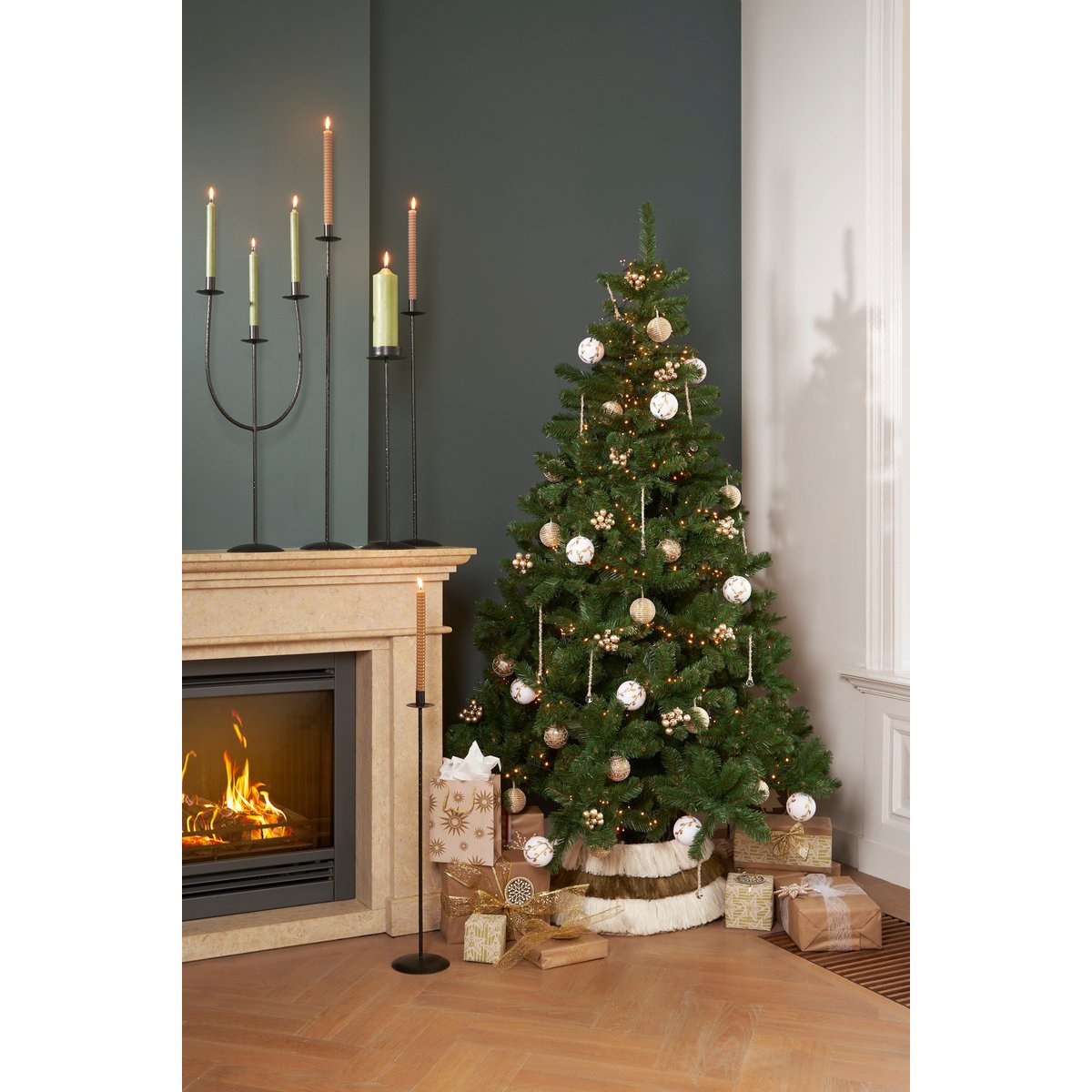 Forrester Künstlicher Weihnachtsbaum – H185 x Ø109 cm – Grün