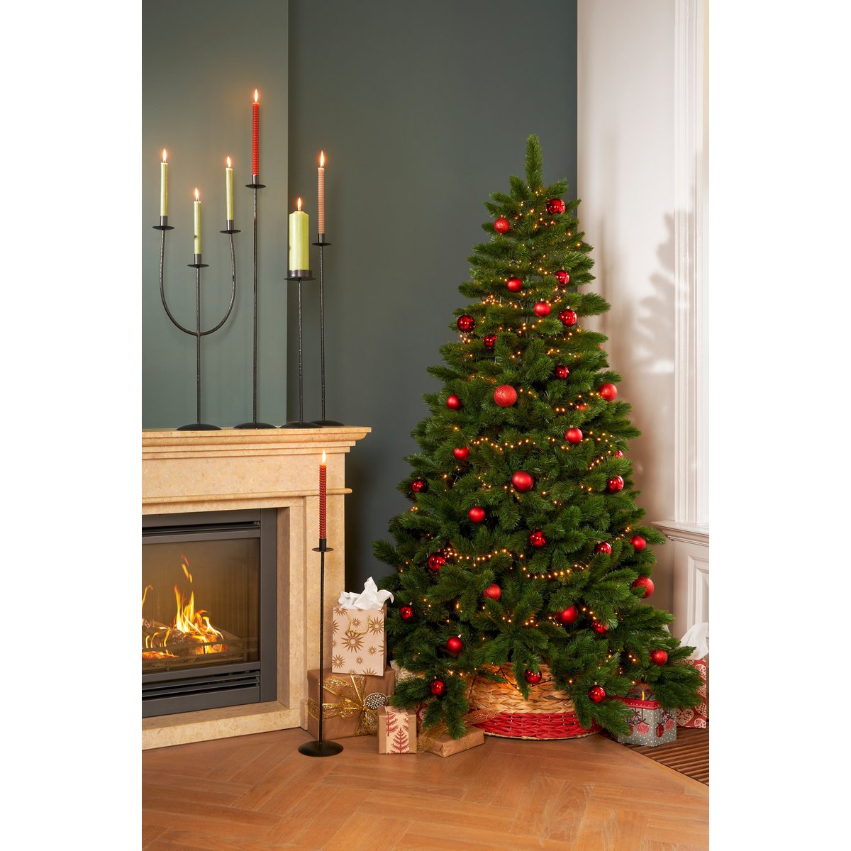 Tsuga Künstlicher Weihnachtsbaum – H185 x Ø109 cm – Grün