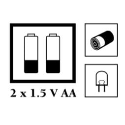 LuVille Weihnachtsdorf Miniatur-Whirlpool im Wald – L13 x B10 x H11 cm