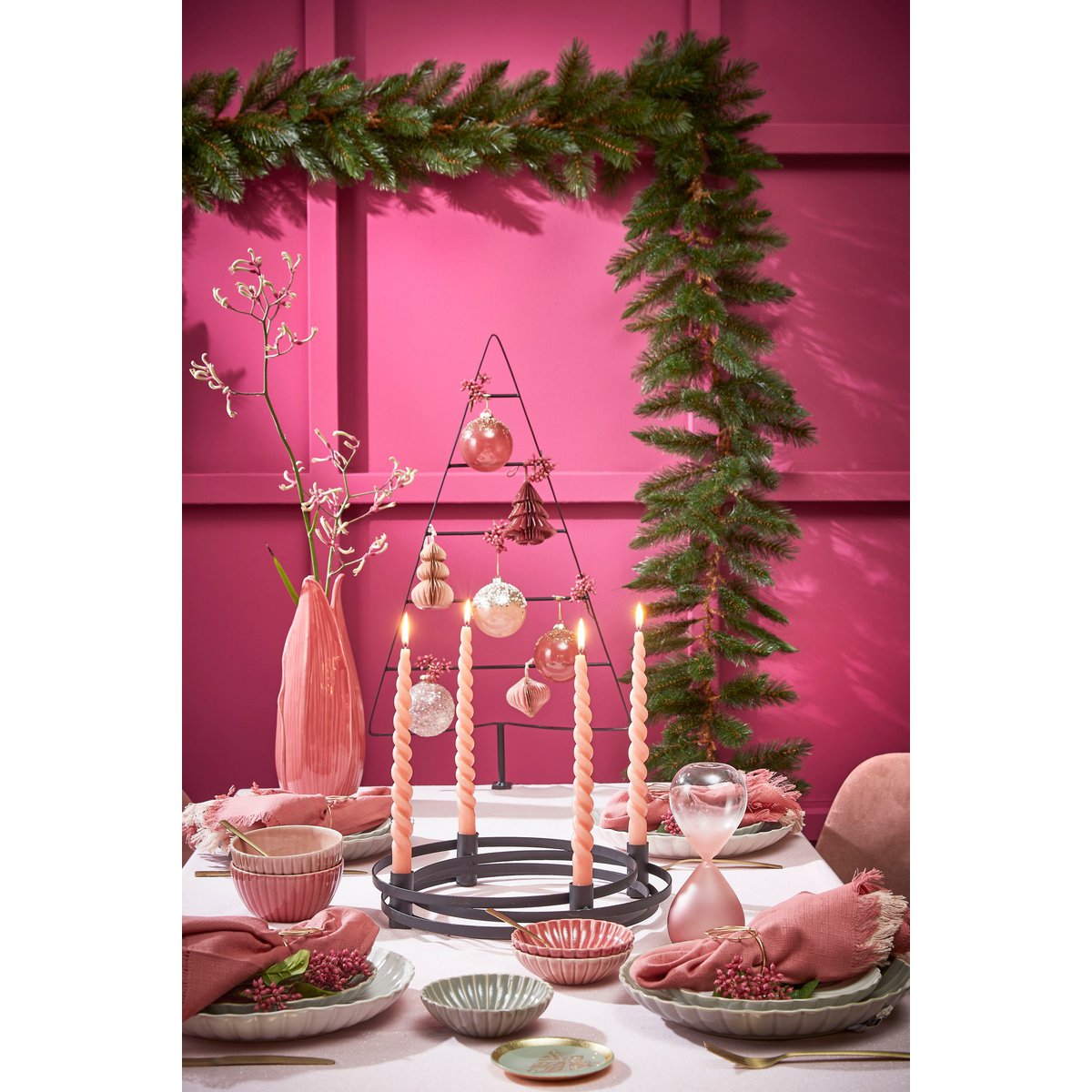 Weihnachtsgirlande – L270 cm – Grün