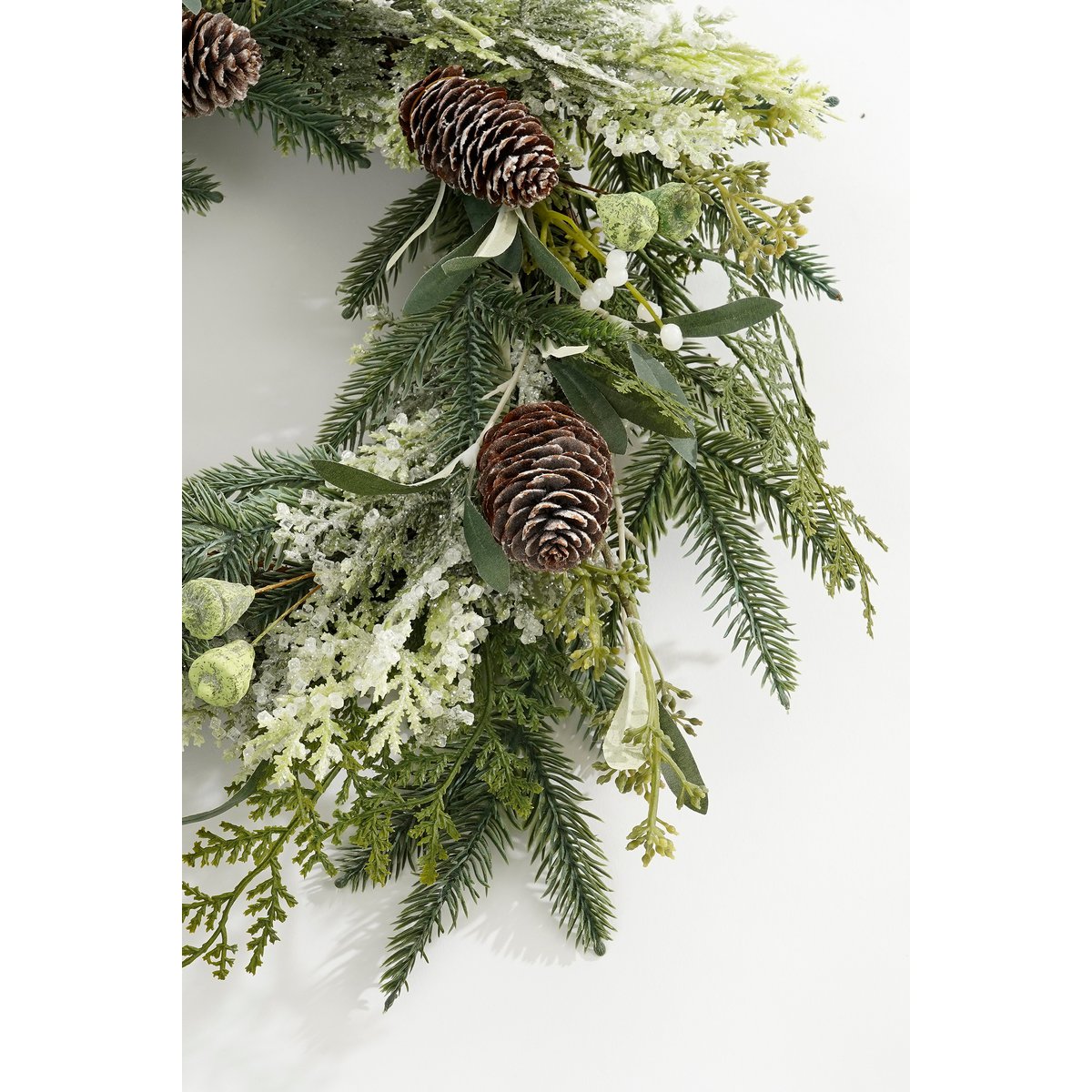 Alva Weihnachtskranz - Ø50 cm - Grün