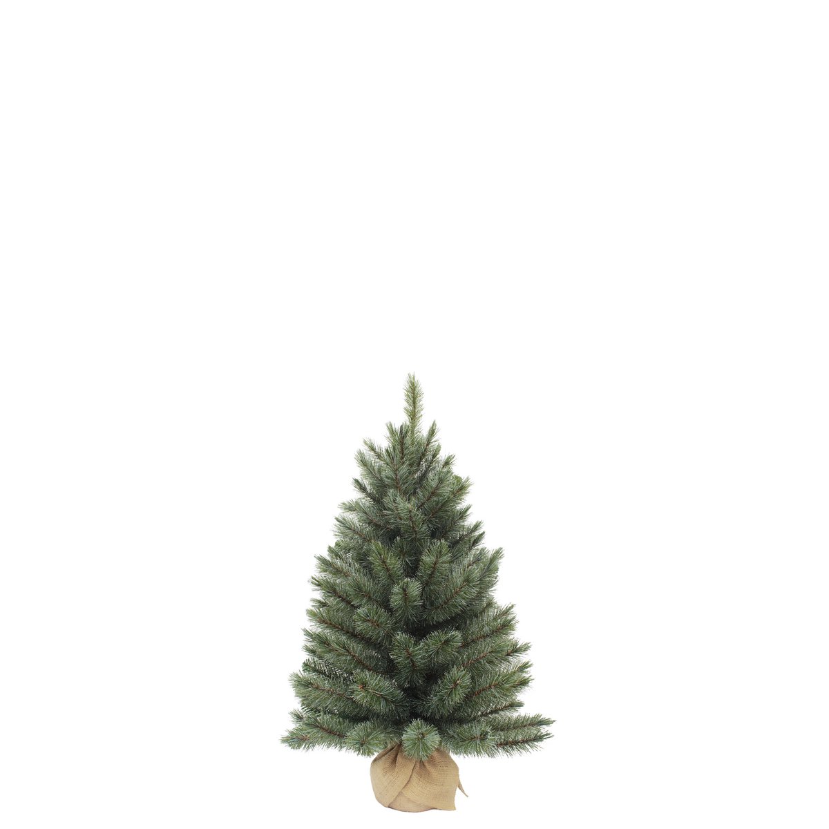 Forest Frosted Künstlicher Weihnachtsbaum aus Jute – H45 x Ø36 cm – Blau