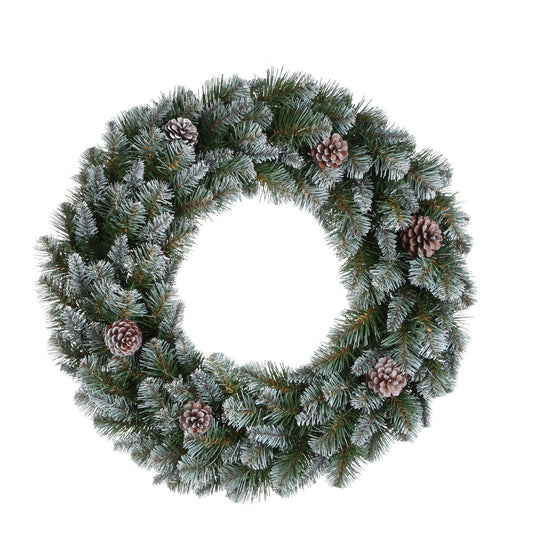 Kaiserin-Weihnachtskranz – Ø60 cm – Frosted Green