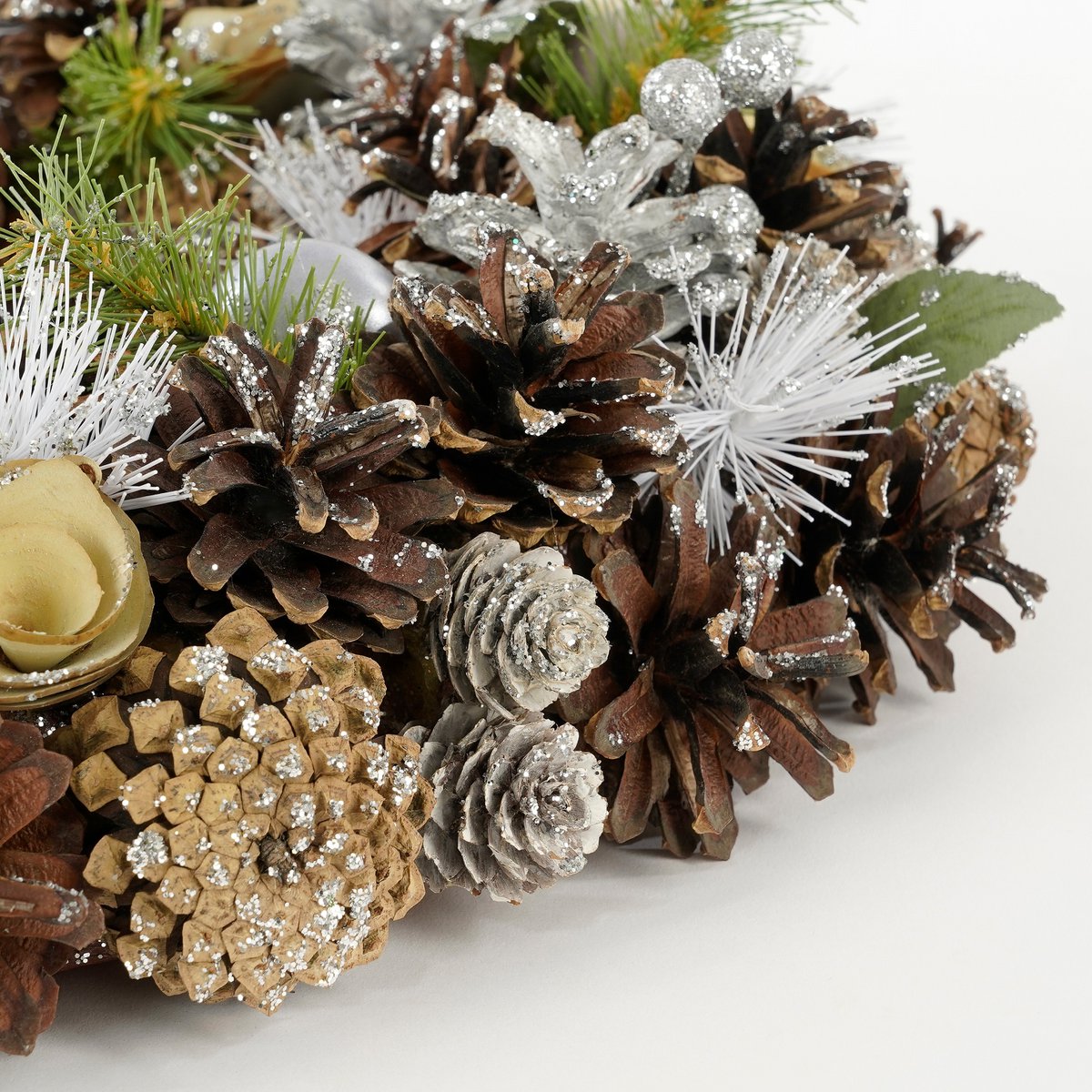 Weihnachtskranz - Ø50 cm - Pfirsich