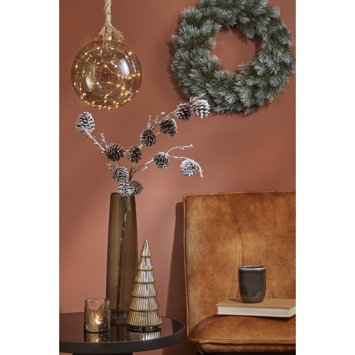 Pittsburgh Weihnachtskranz - Ø45 cm - Grün