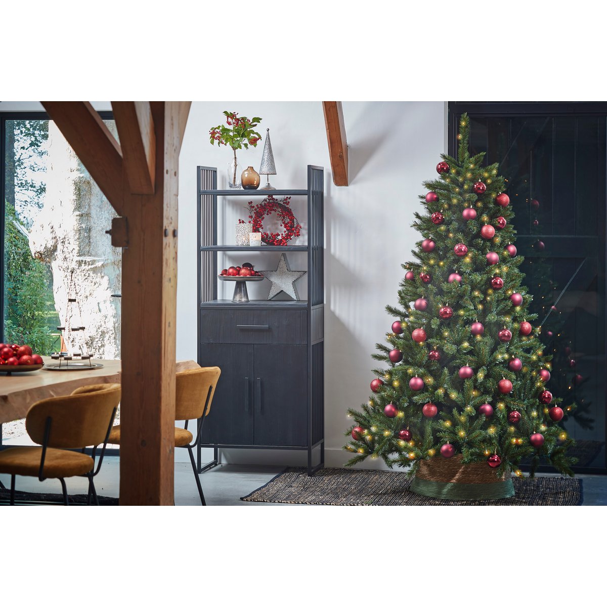 Forest Frosted Künstlicher Weihnachtsbaum – H260 x Ø168 cm – grün