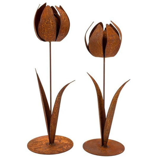 Rost Deko Tulpe | Blumen als Tischdeko im Frühling