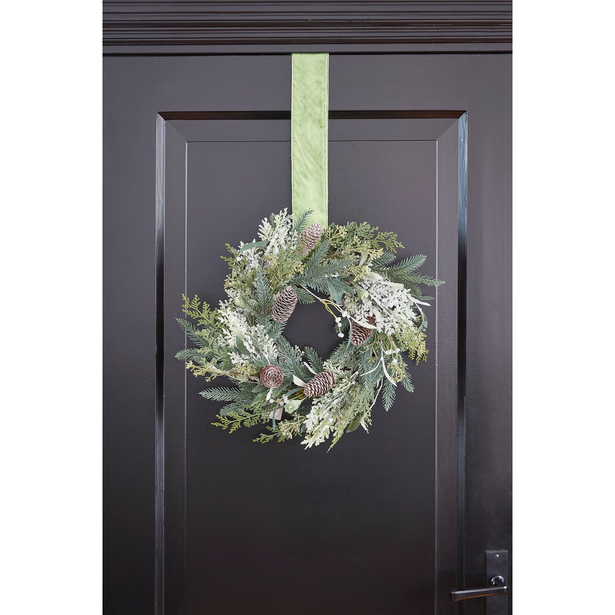 Alva Weihnachtskranz - Ø50 cm - Grün