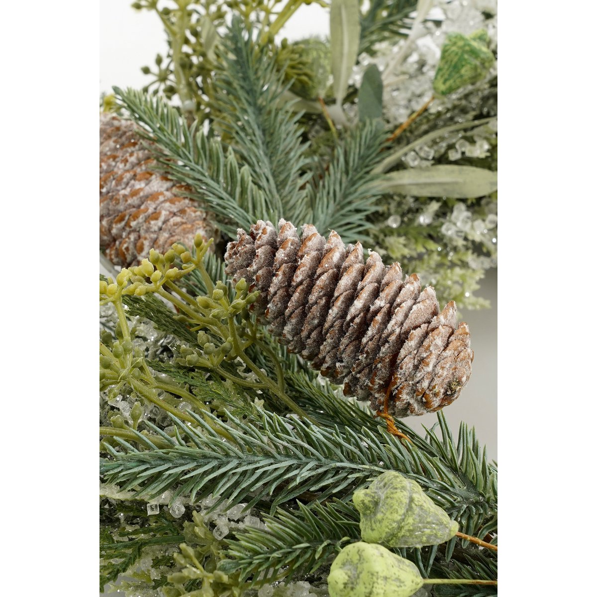 Alva Weihnachtskranz - Ø50 cm - Grün